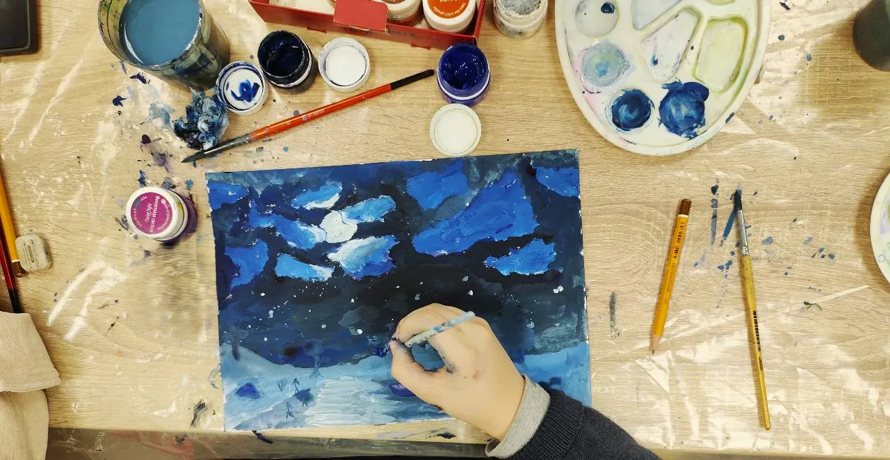 Мастер-класс «Иллюзия света: Лунная ночь»